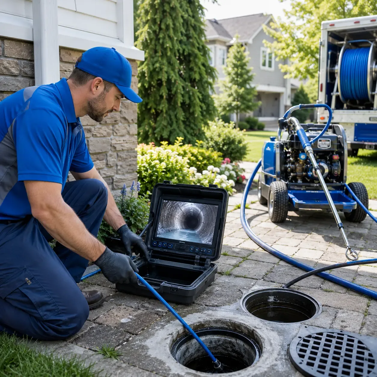 Outdoor drain cleaning professionals serving Howell, MI