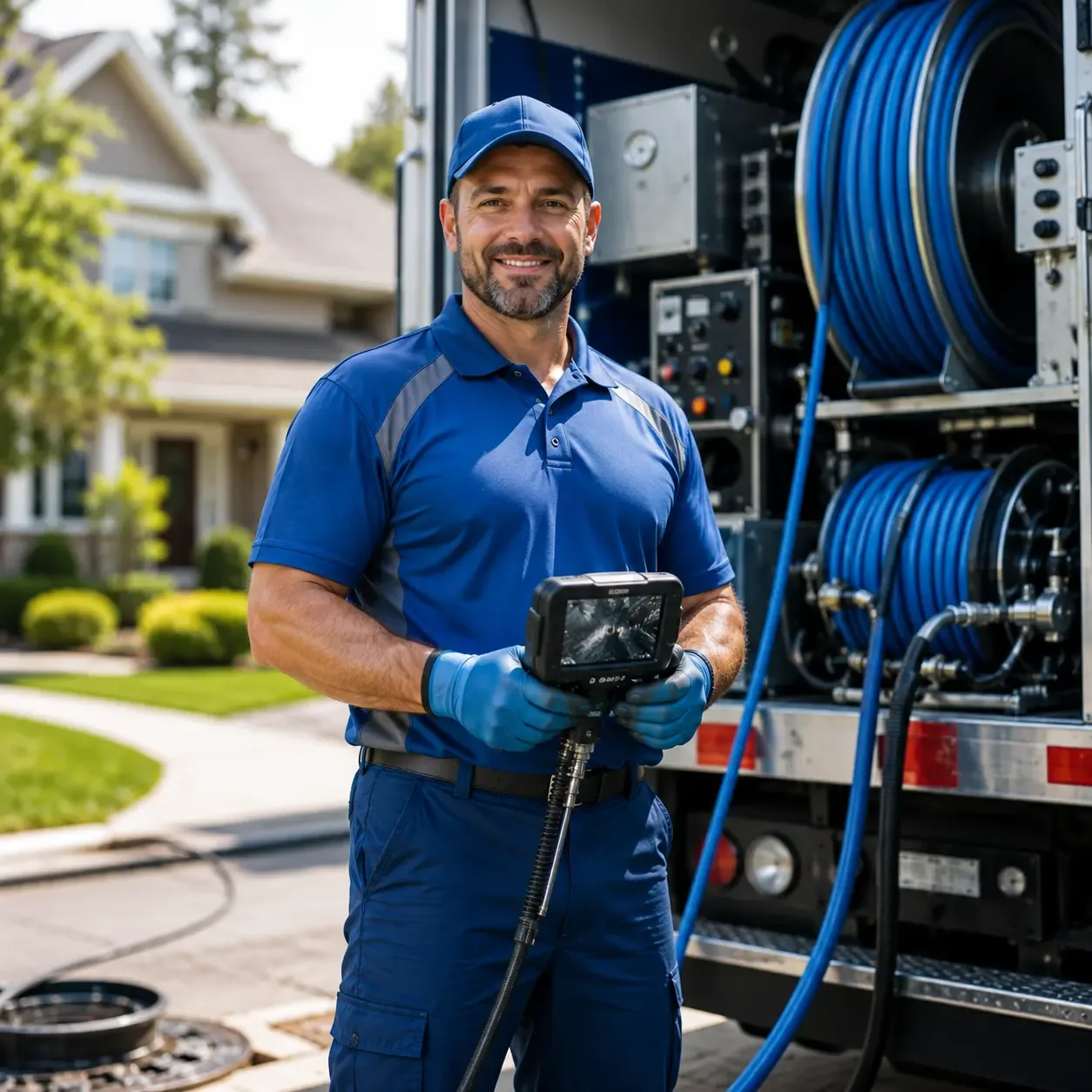 Local outdoor drain cleaning specialists in Howell, MI